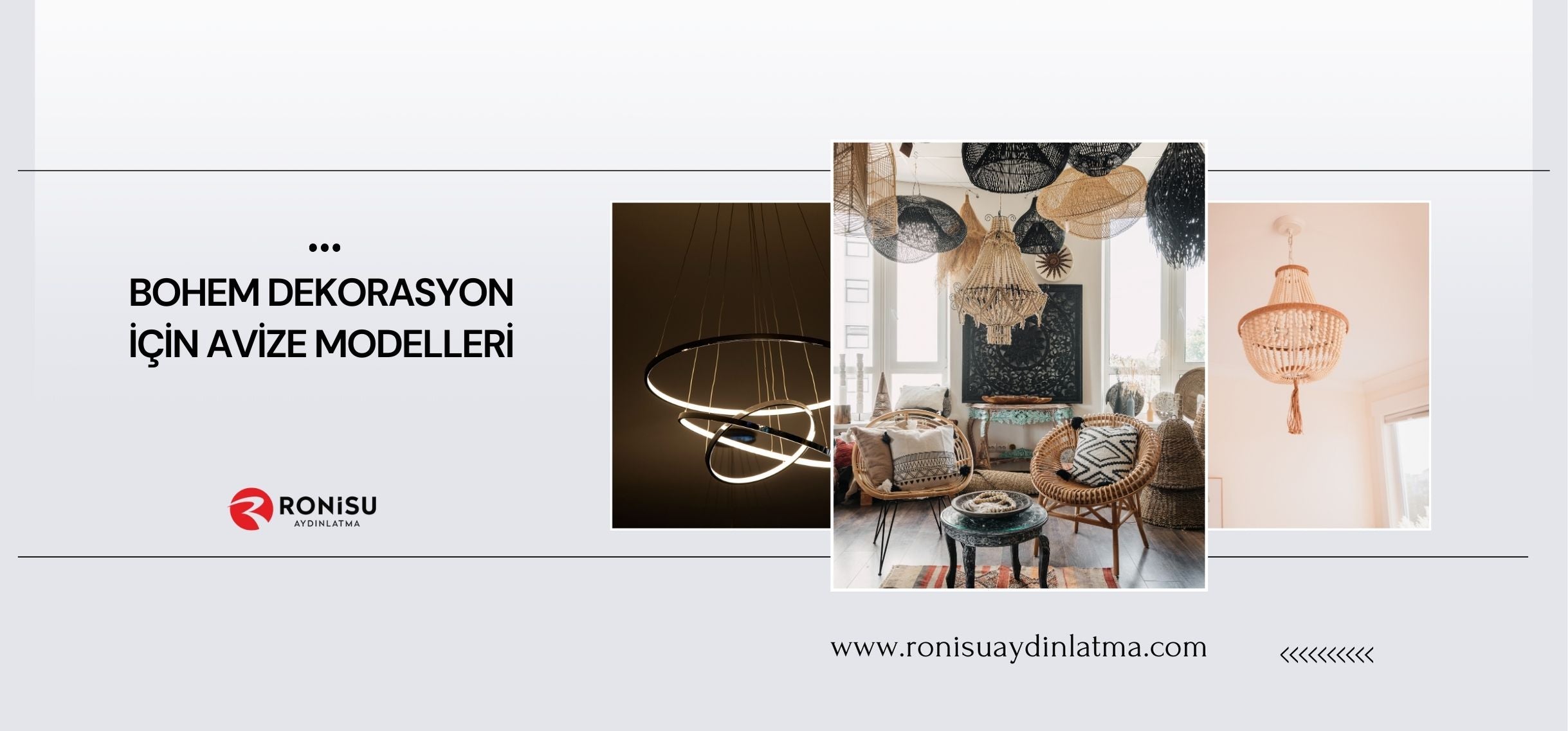 Bohem Dekorasyon İçin Avize Modelleri