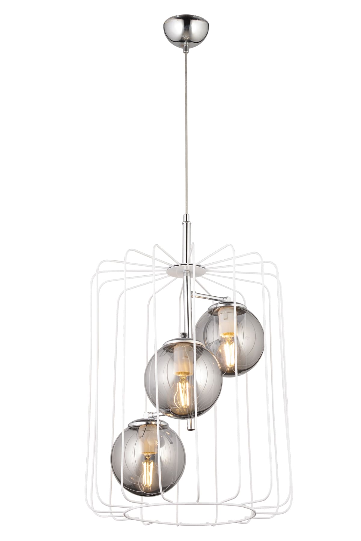 Alaska 3'Lü Camlı Sarkıt Avize - Ronisu Aydınlatma