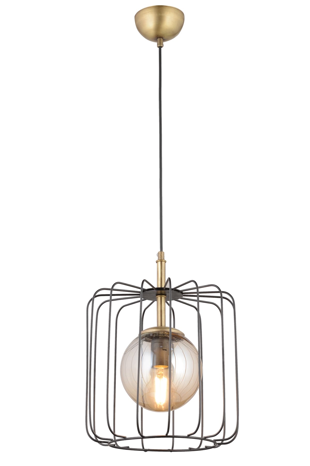 Alaska Camlı Sarkıt Tekli Avize - Ronisu Aydınlatma