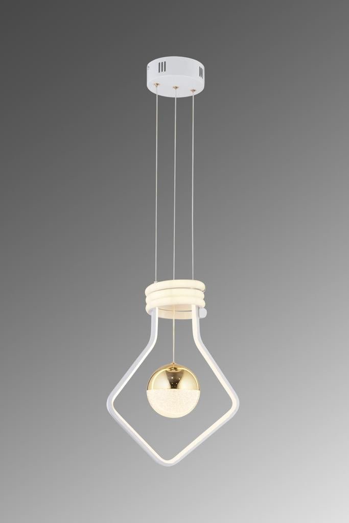 Alisa Tekli Oturma Odası Led Avize - Ronisu Aydınlatma