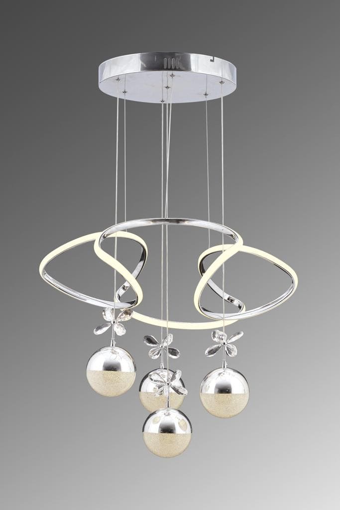 Asya 4 Lü' Sarkıt Led Avize - Ronisu Aydınlatma