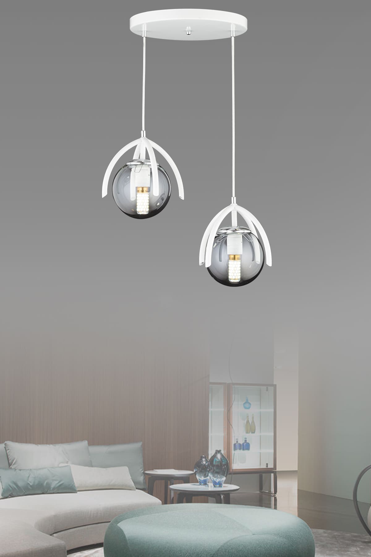 Ateş İkili Sarkıt Avize - Ronisu Aydınlatma