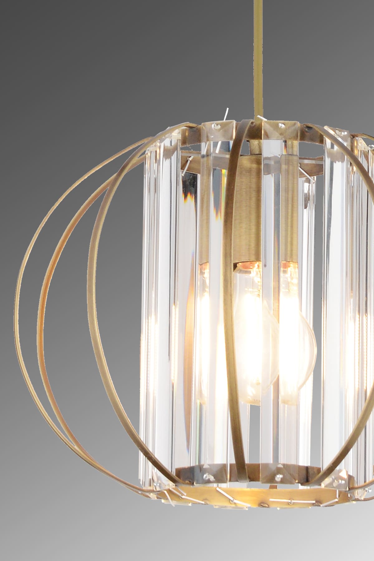 Bella Tekli Taşlı Avize - Ronisu Aydınlatma