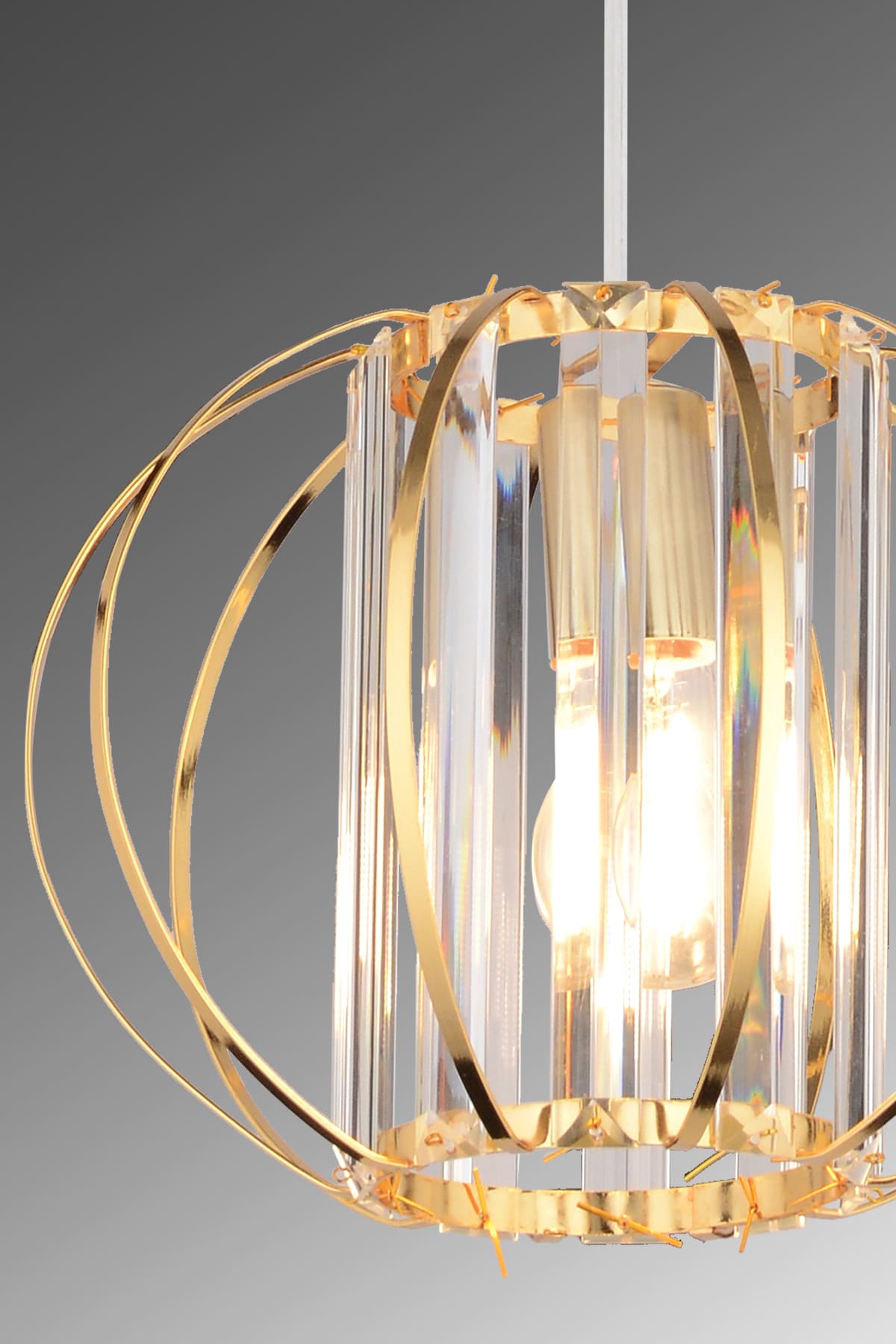 Bella Tekli Taşlı Avize - Ronisu Aydınlatma