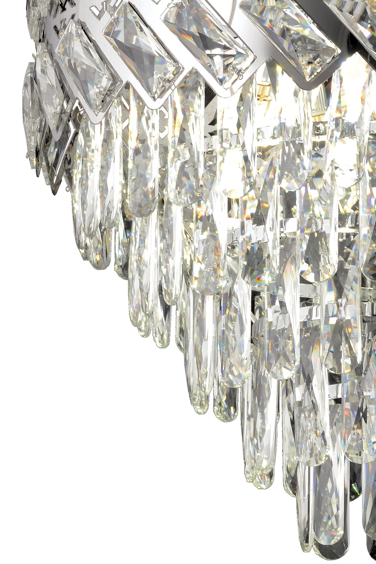 Carla 50'Lik Katlı Taşlı Avize - Ronisu Aydınlatma