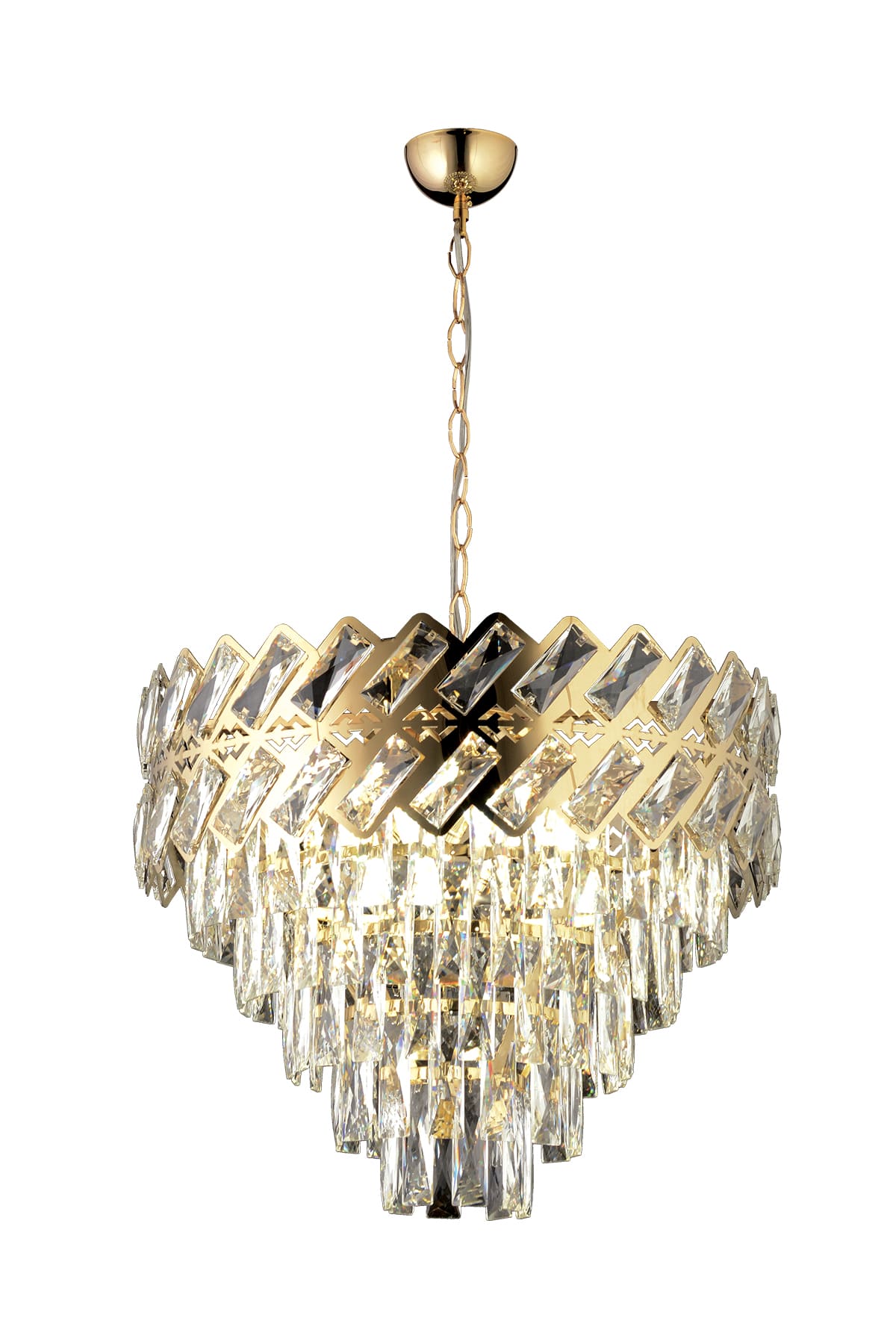 Carla 50'Lik Katlı Taşlı Avize - Ronisu Aydınlatma