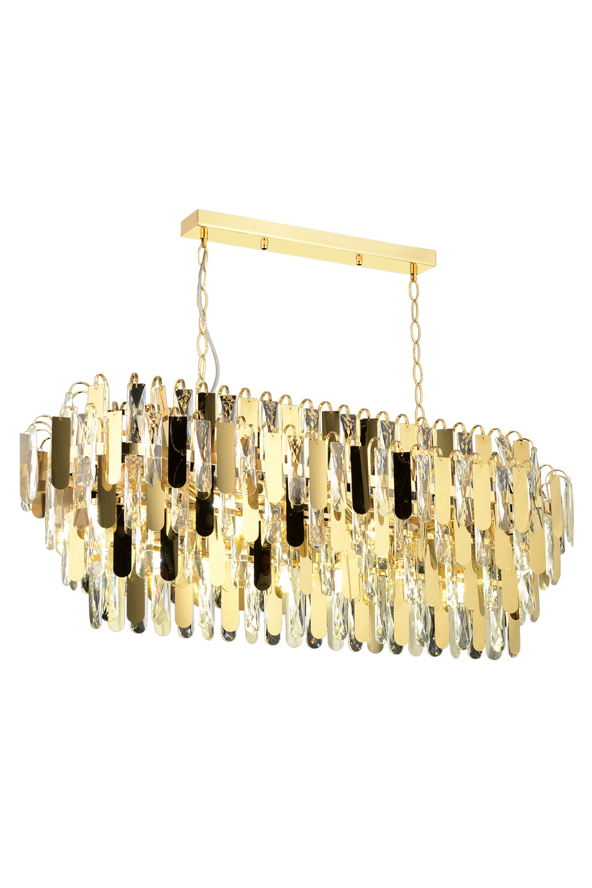 Daisy Yemek Odası Taşlı Avize - Ronisu Aydınlatma