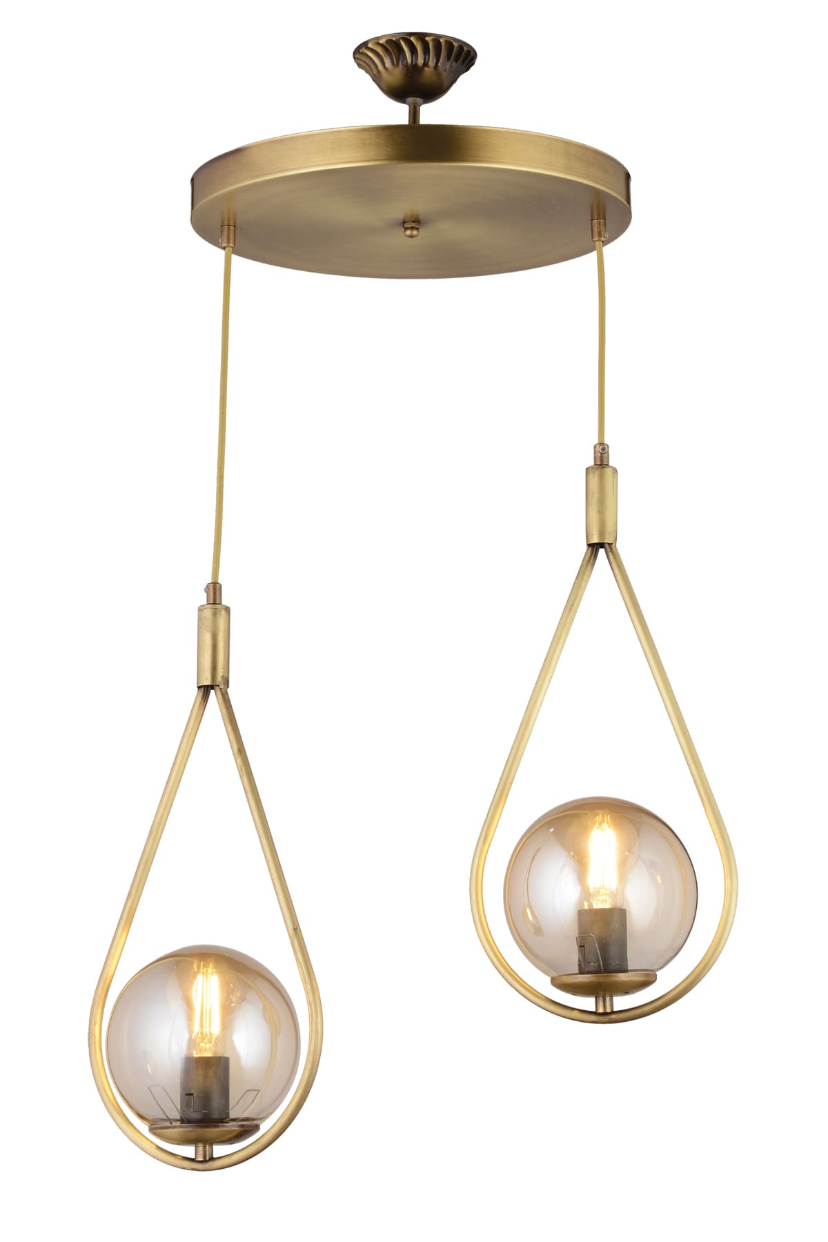 Damla 2'Li Sarkıt Avize - Ronisu Aydınlatma