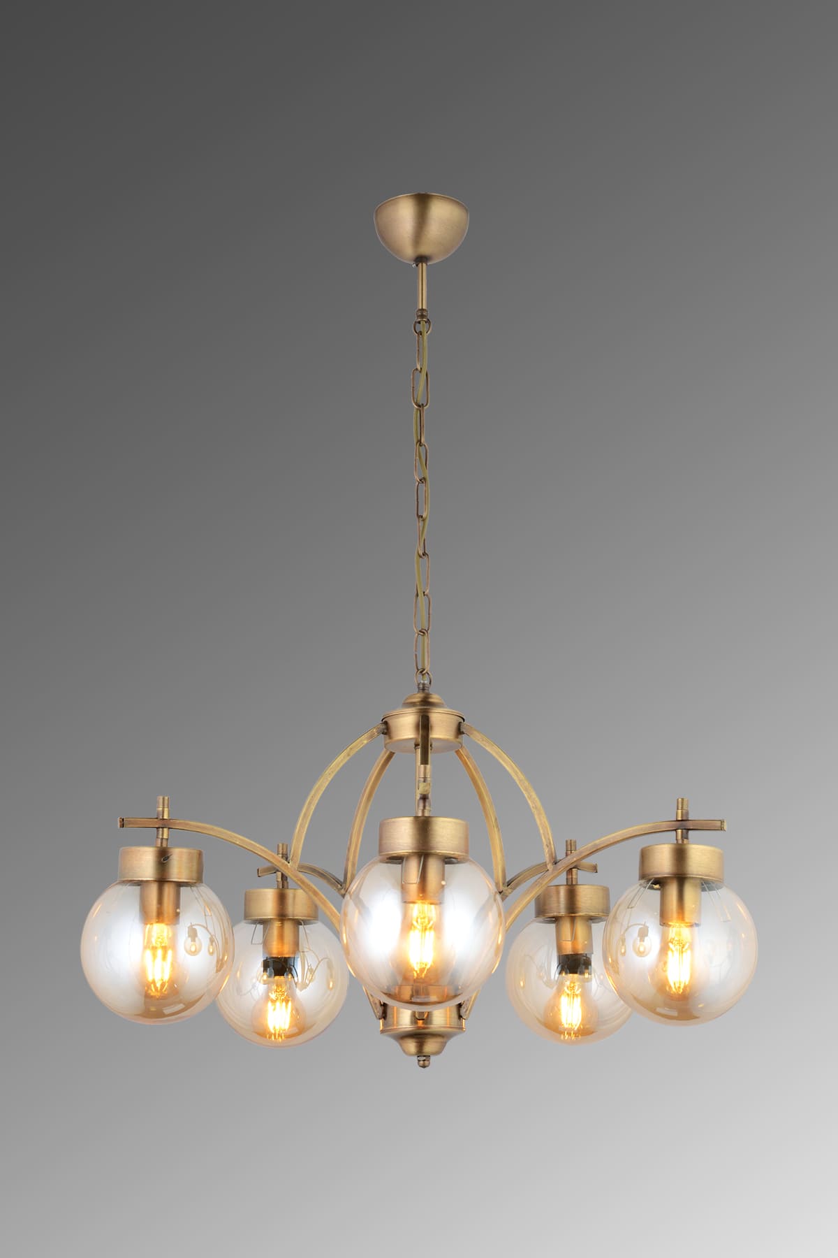 Didem 5'Li Camlı Avize - Ronisu Aydınlatma