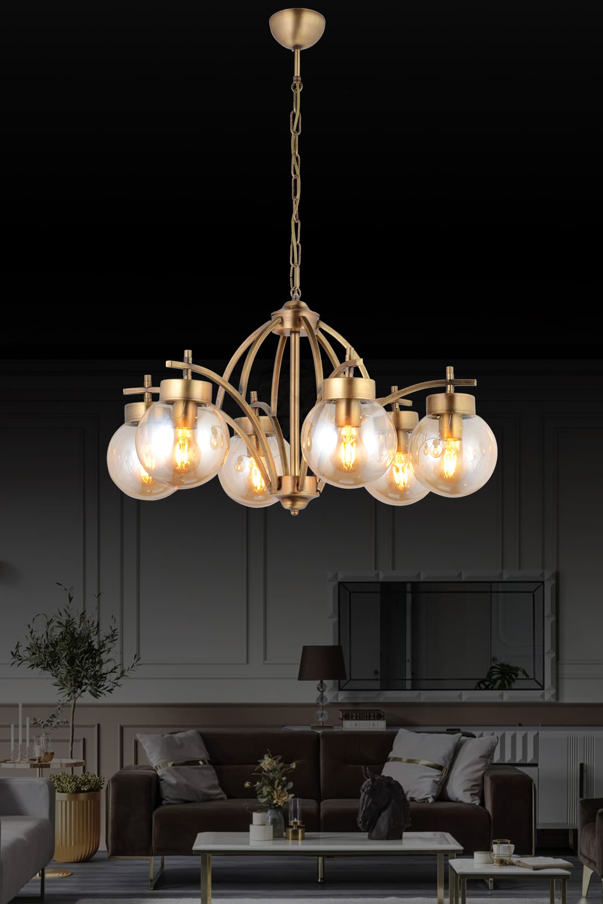 Didem 6'Lı Kollu Avize - Ronisu Aydınlatma