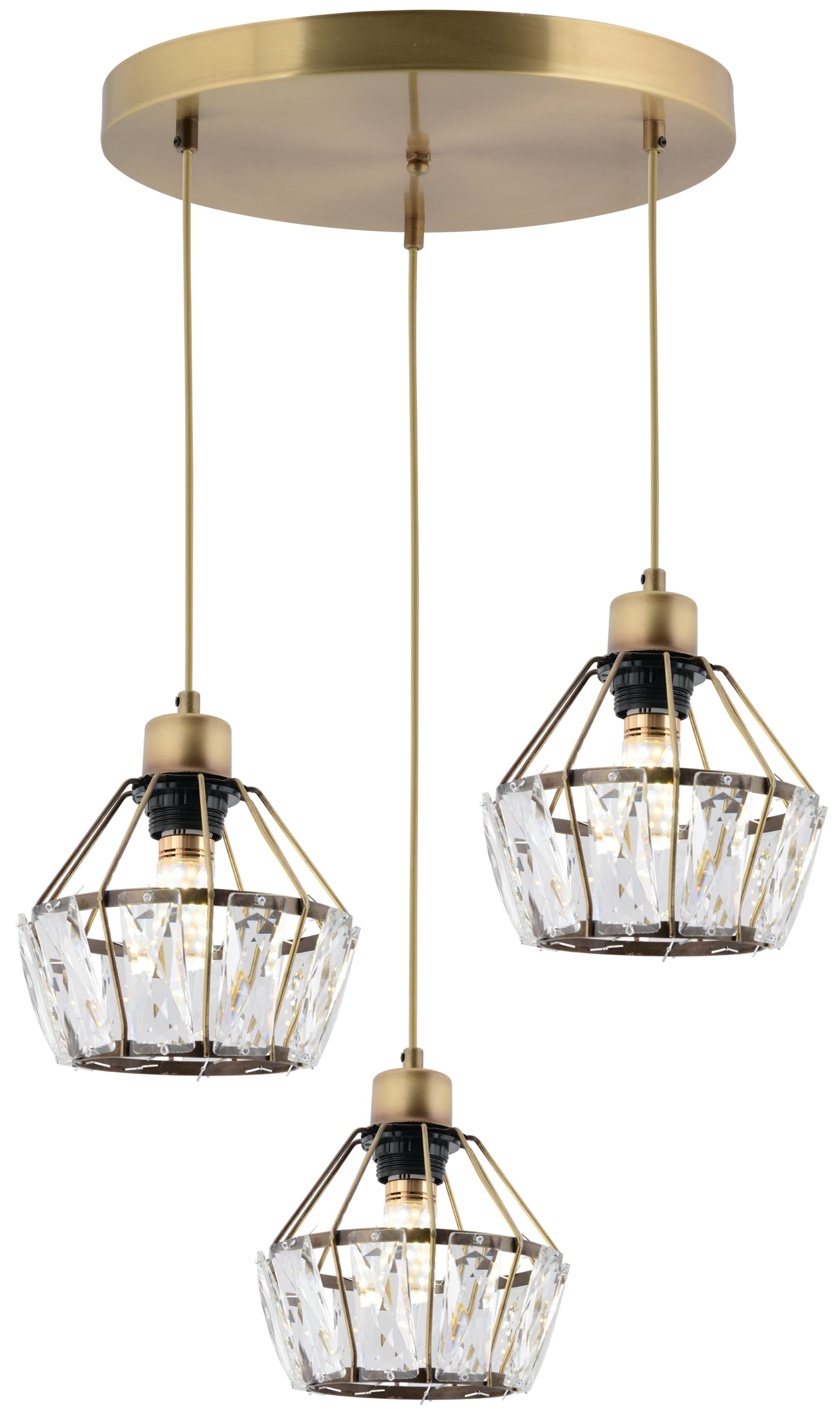 Flora 3'Lü Sarkıt Avize - Ronisu Aydınlatma