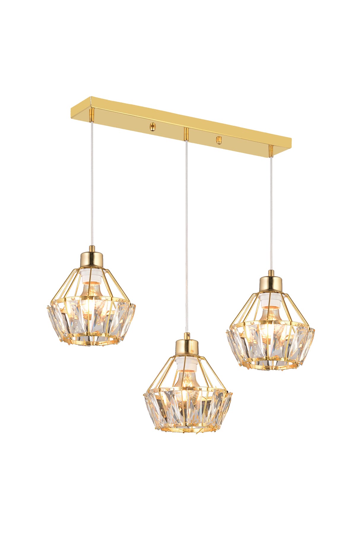 Flora 3'Lü Sıralı Avize - Ronisu Aydınlatma