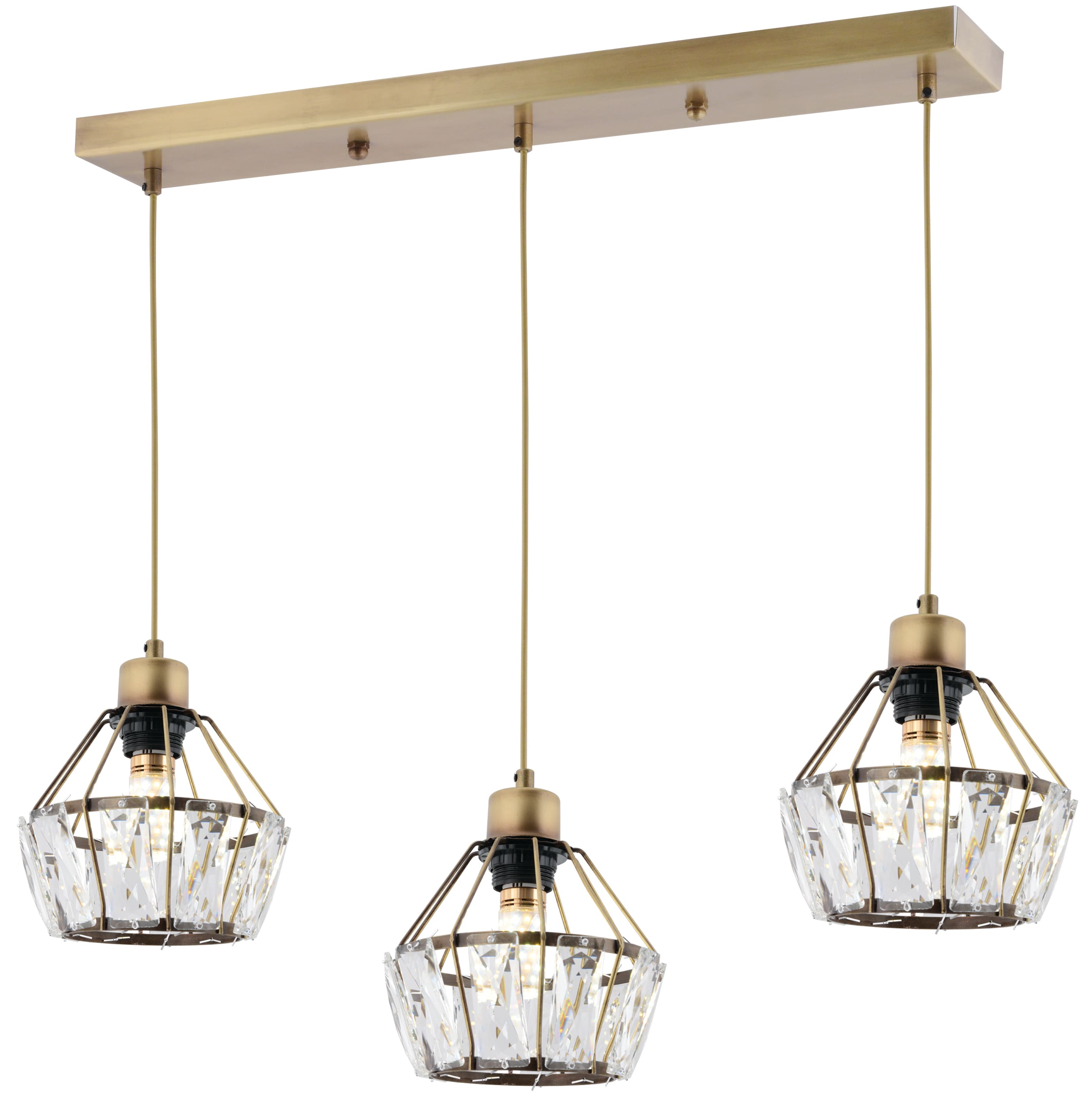 Flora 3'Lü Sıralı Avize - Ronisu Aydınlatma