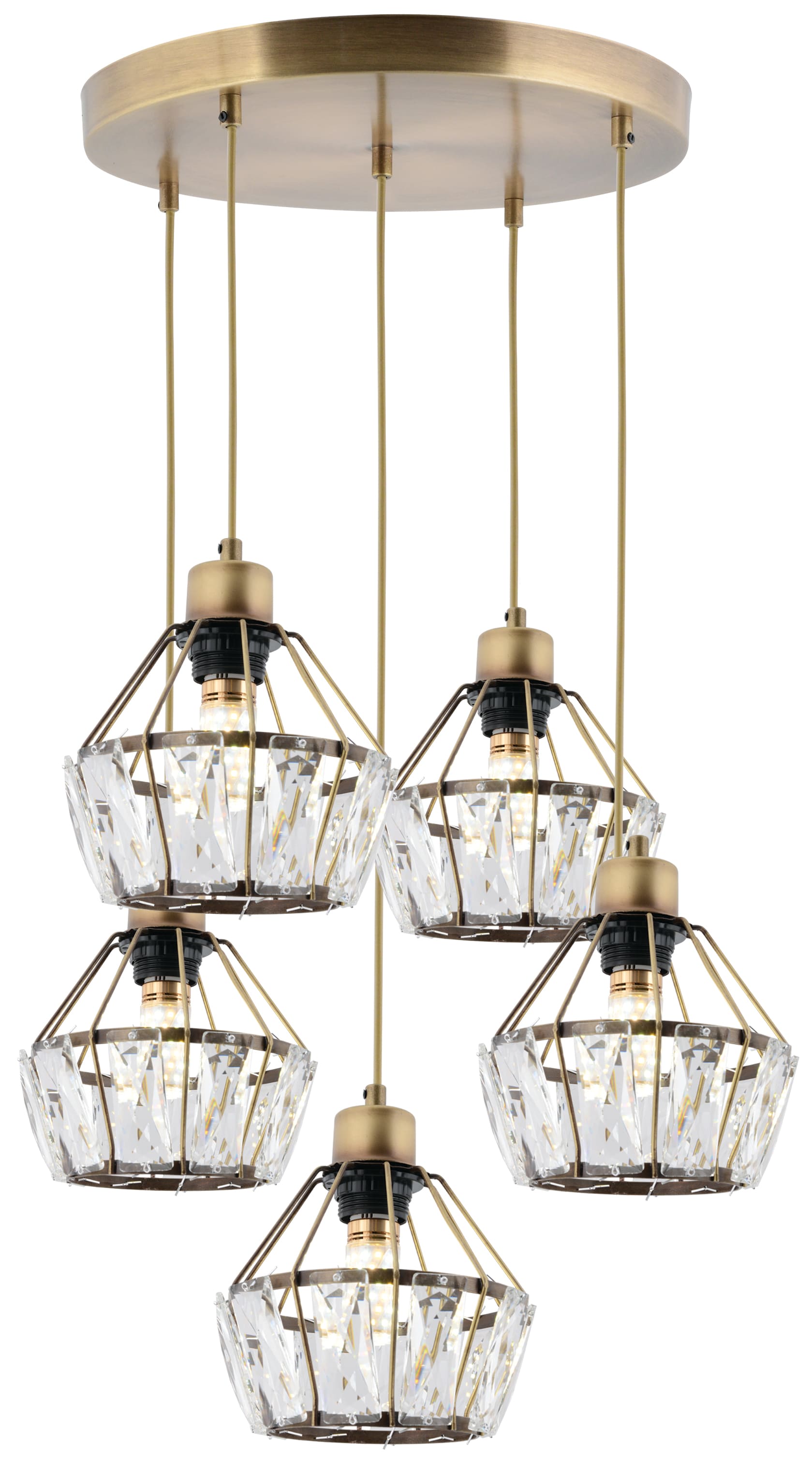 Flora 5'Li Sarkıt Avize - Ronisu Aydınlatma