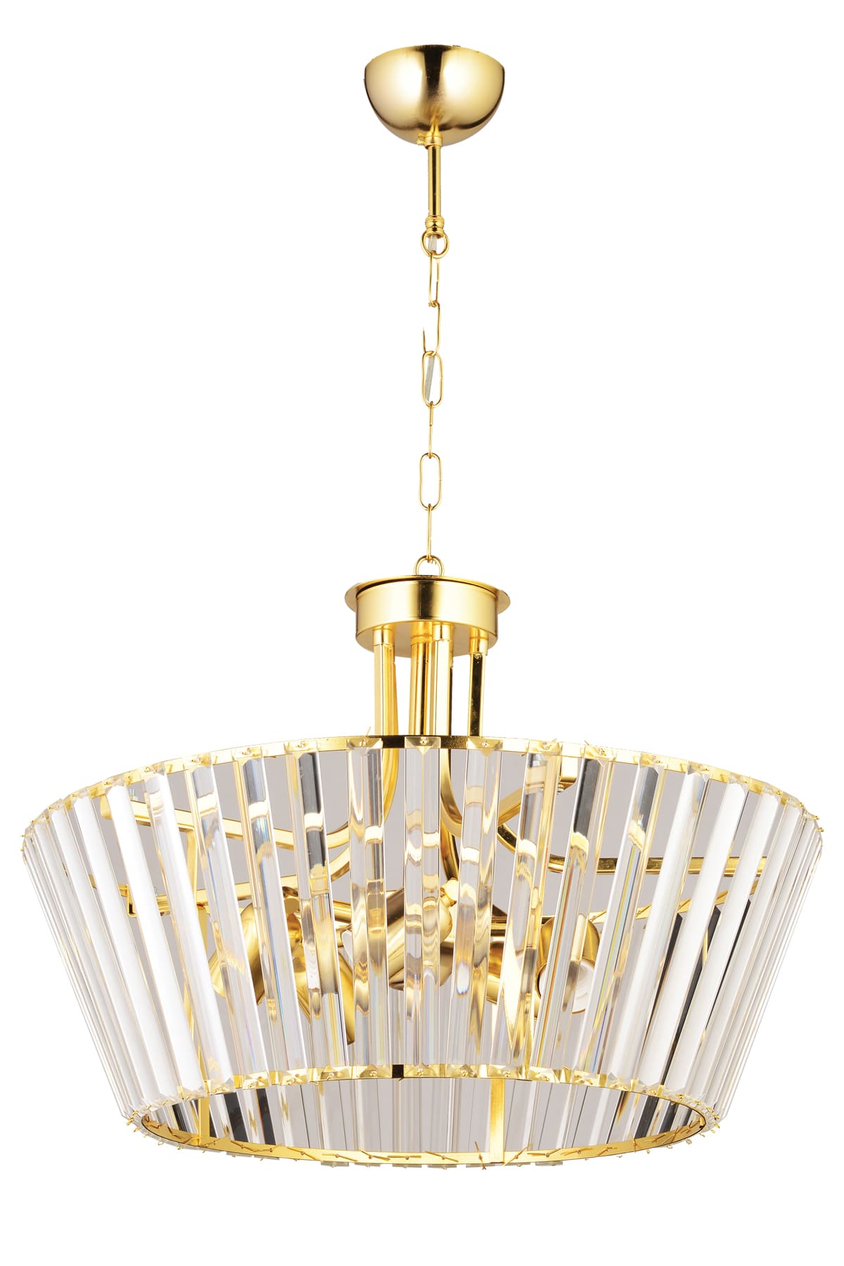 Gaye 5'Li Taşlı Avize - Ronisu Aydınlatma