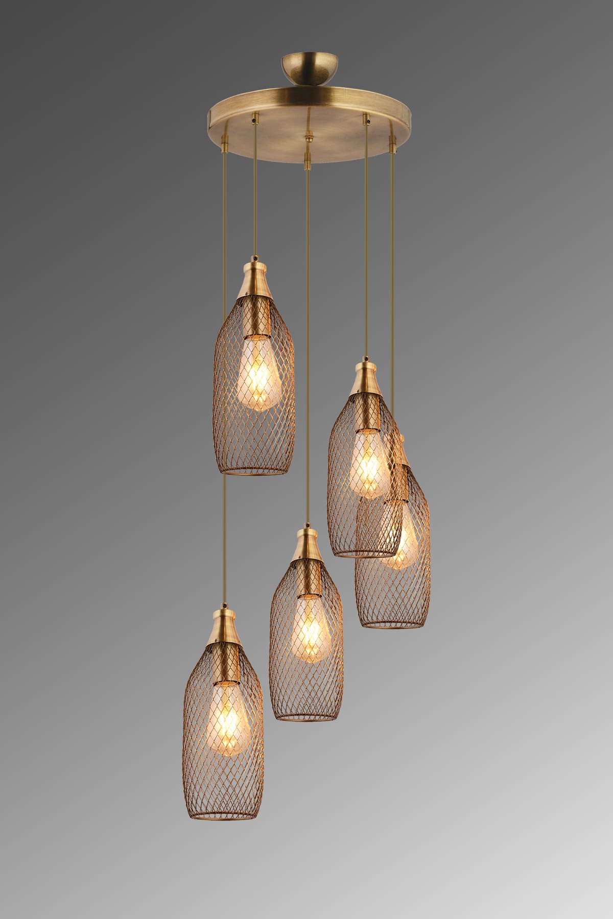 Gusto 5'Li Sarkıt Avize - Ronisu Aydınlatma