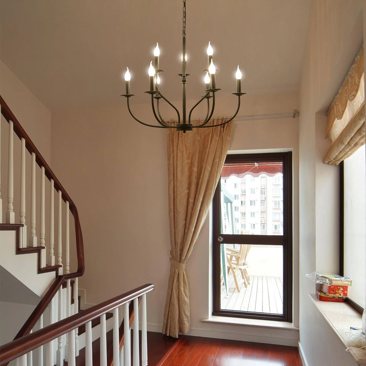 Hary 8'Li Kollu Sarkıt Avize Oturma odası - Ronisu Aydınlatma