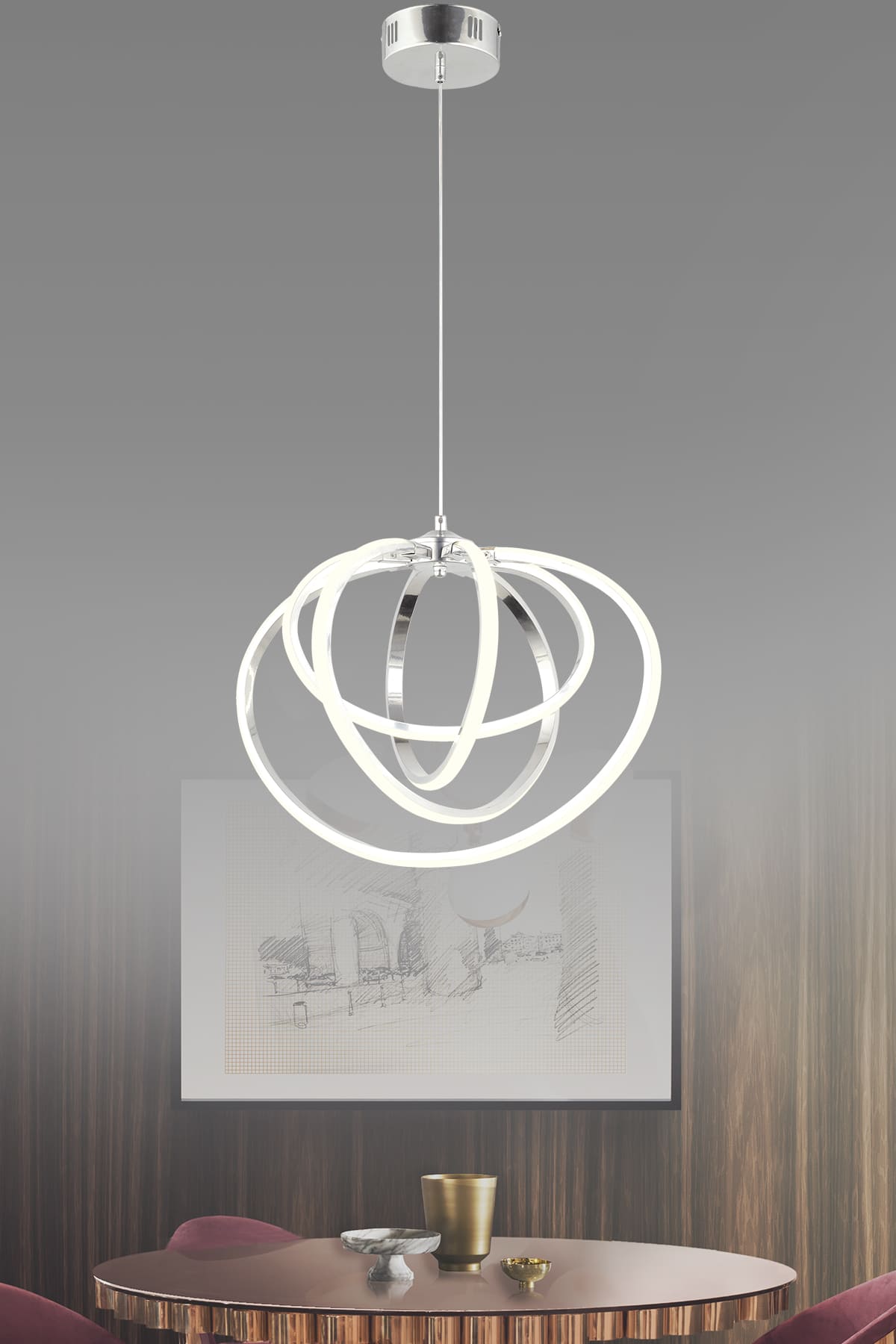 Jupiter 4'Lü led Avize - Ronisu Aydınlatma