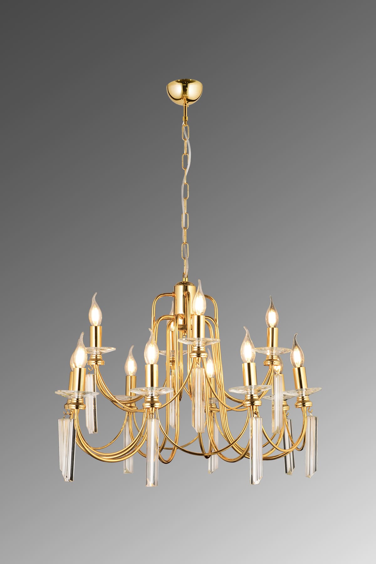 Kontes 12'Li Salon Yemek Odası Avize - Ronisu Aydınlatma