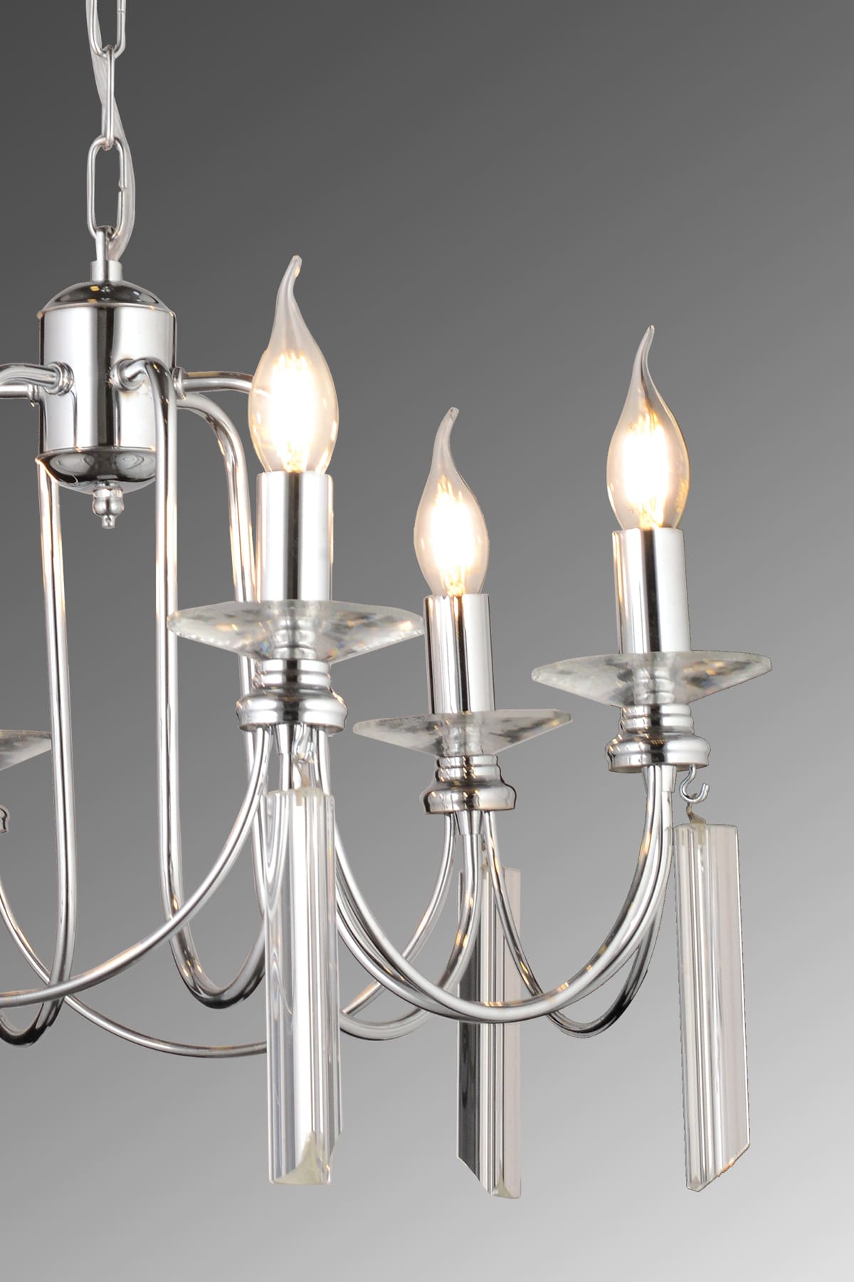 Kontes 6'Lı Klasik Salon Oturma Odası Avize - Ronisu Aydınlatma