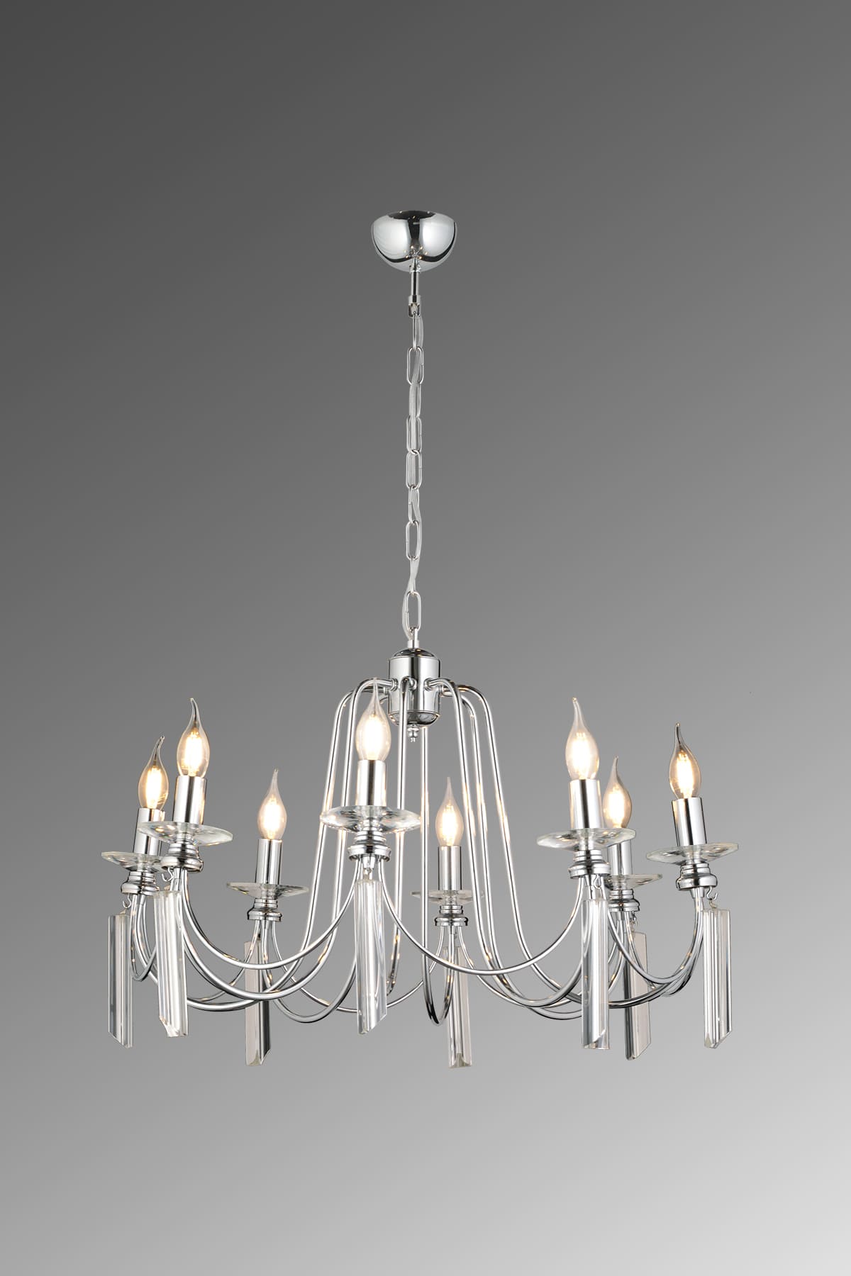 Kontes 8'Li Klasik Salon Oturma Odası Avize - Ronisu Aydınlatma