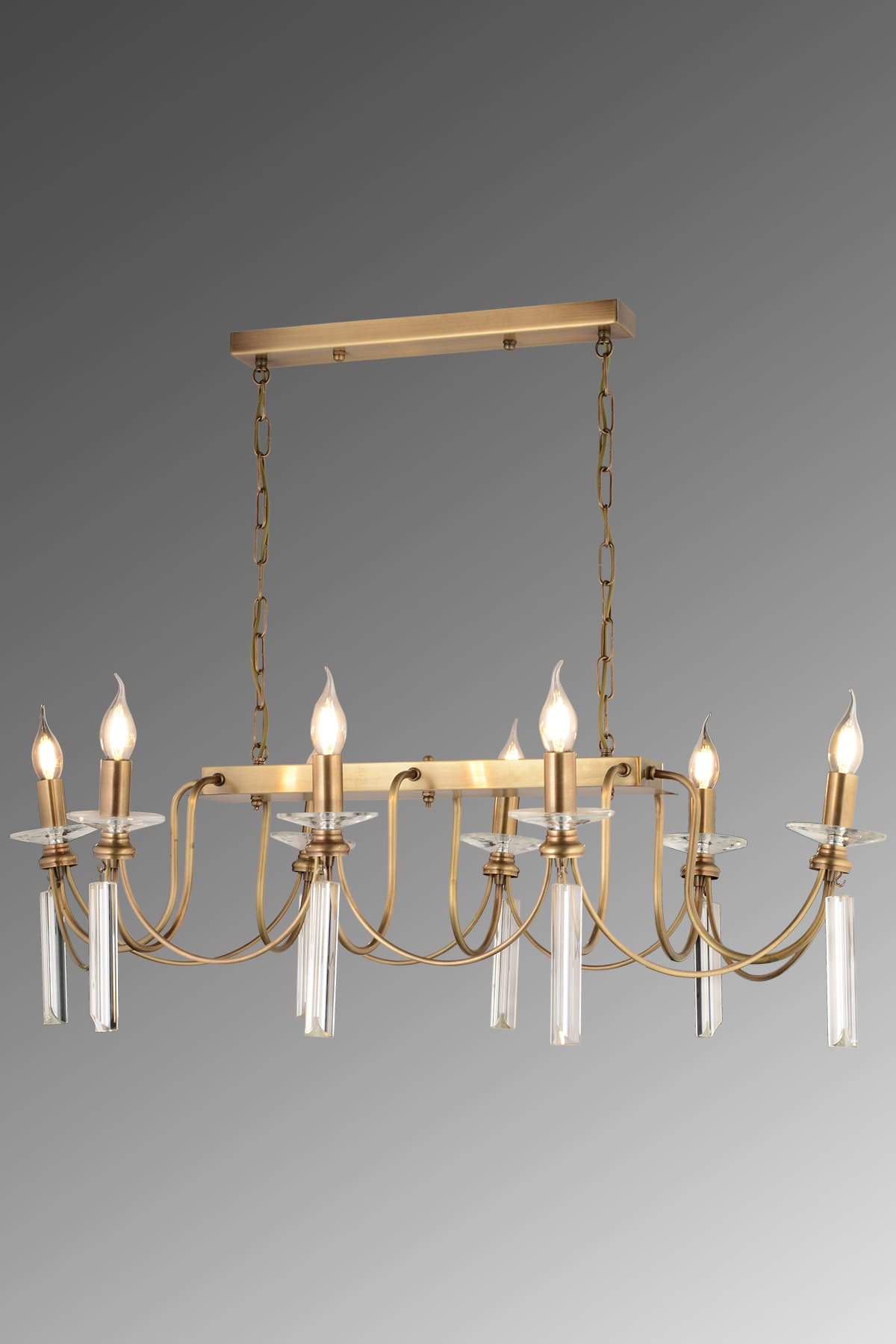 Kontes 8'Li Yemek Odası Avize - Ronisu Aydınlatma