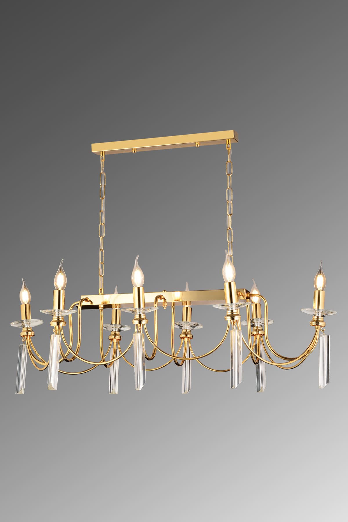 Kontes 8'Li Yemek Odası Avize - Ronisu Aydınlatma