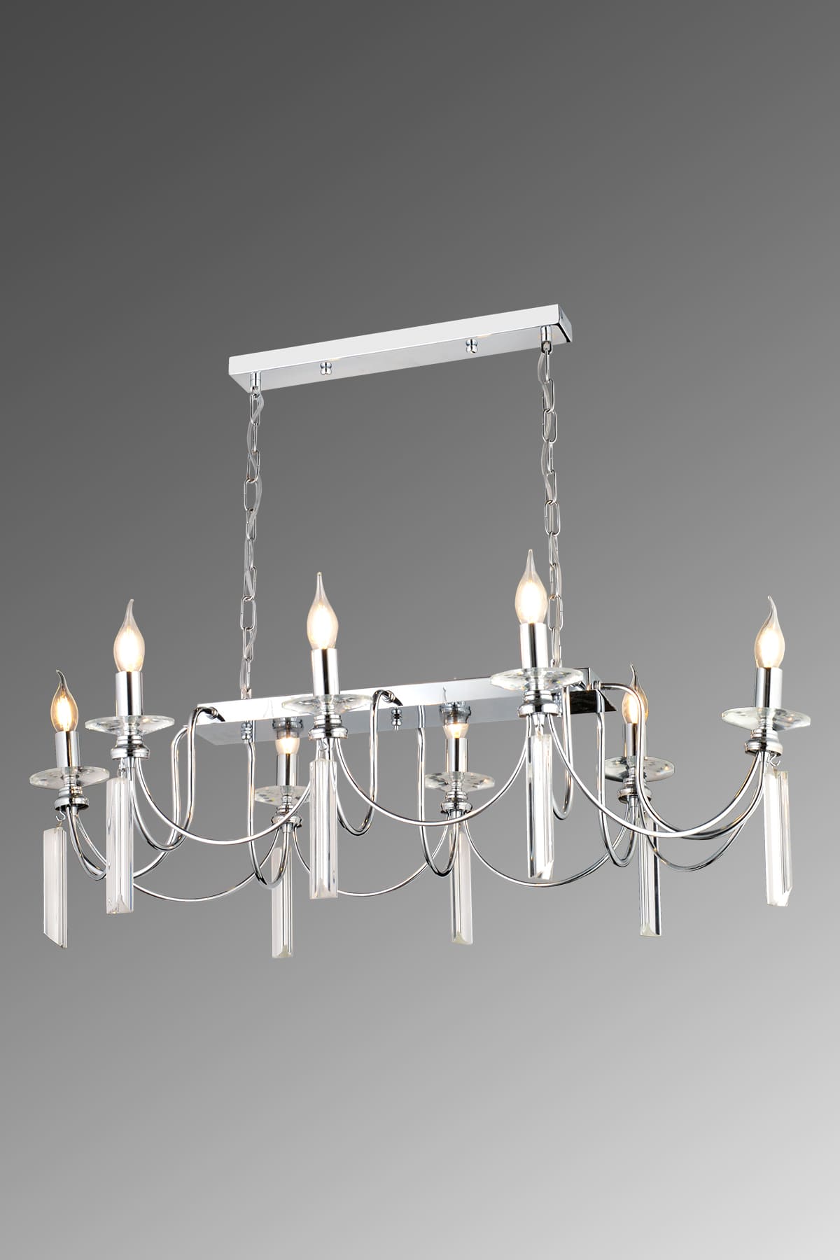 Kontes 8'Li Yemek Odası Avize 7278-P56-9X-DT