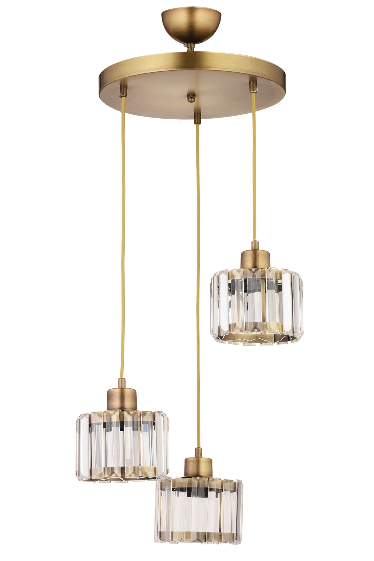 Lavin 3'Lü Sarkıt Taşlı Avize - Ronisu Aydınlatma