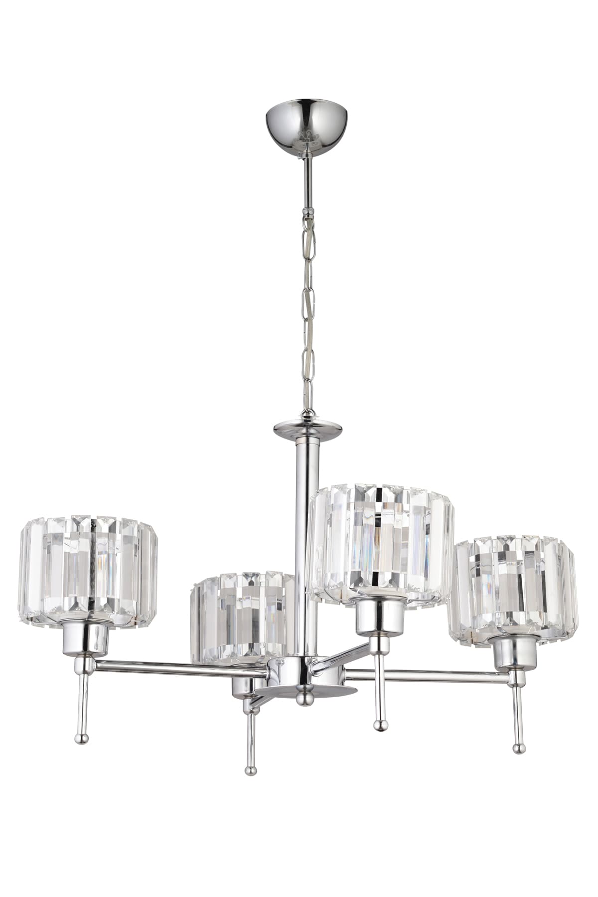 Lavin 4'Lü Taşlı Kollu Avize - Ronisu Aydınlatma