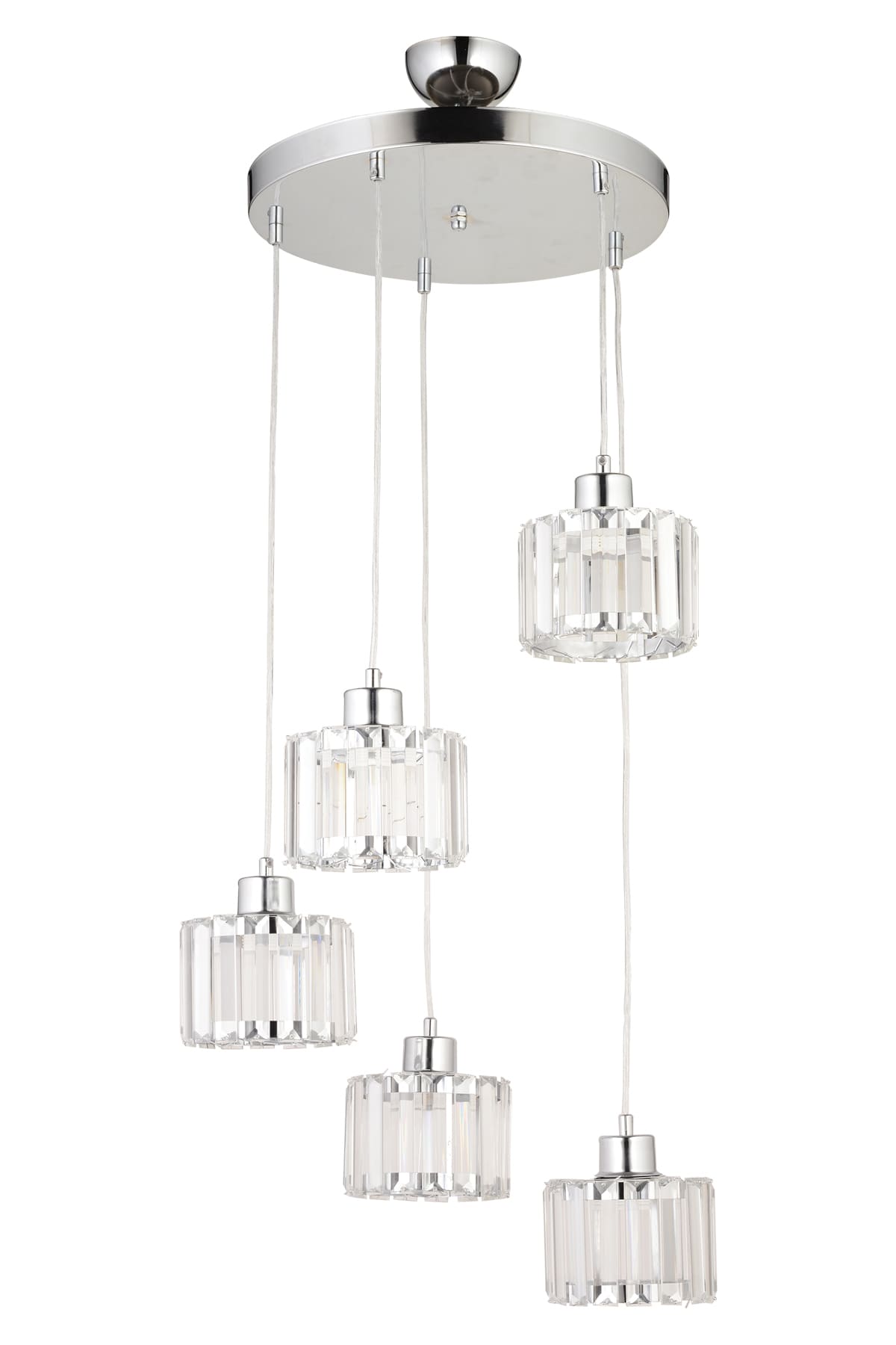 Lavin 5'Li Sarkıt Taşlı Avize - Ronisu Aydınlatma