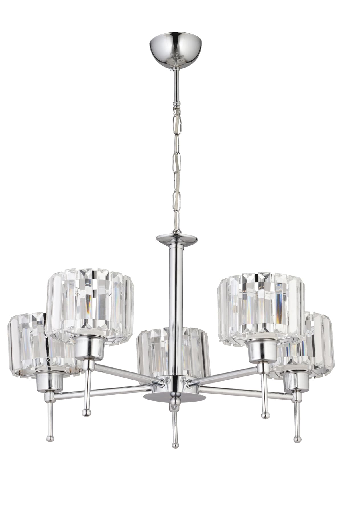 Lavin 5'Li Taşlı Kollu Avize - Ronisu Aydınlatma