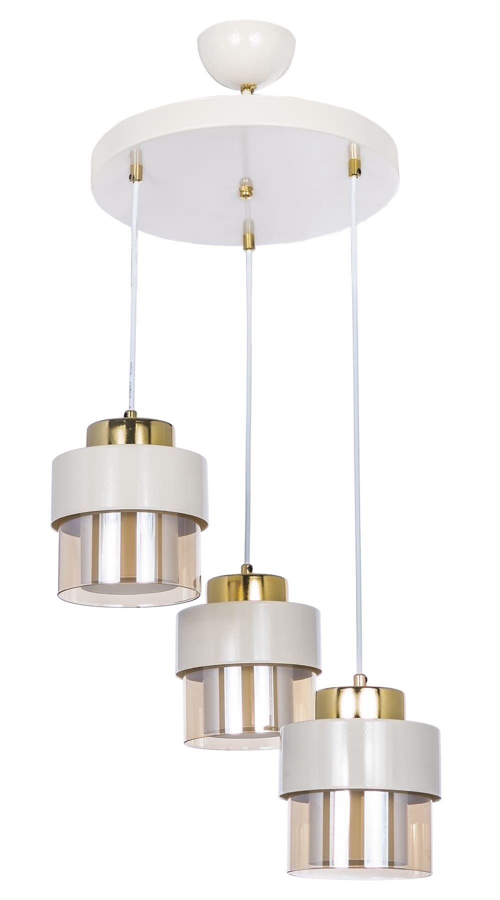 Lena 3'Lü Camlı Sarkıt Avize - Ronisu Aydınlatma