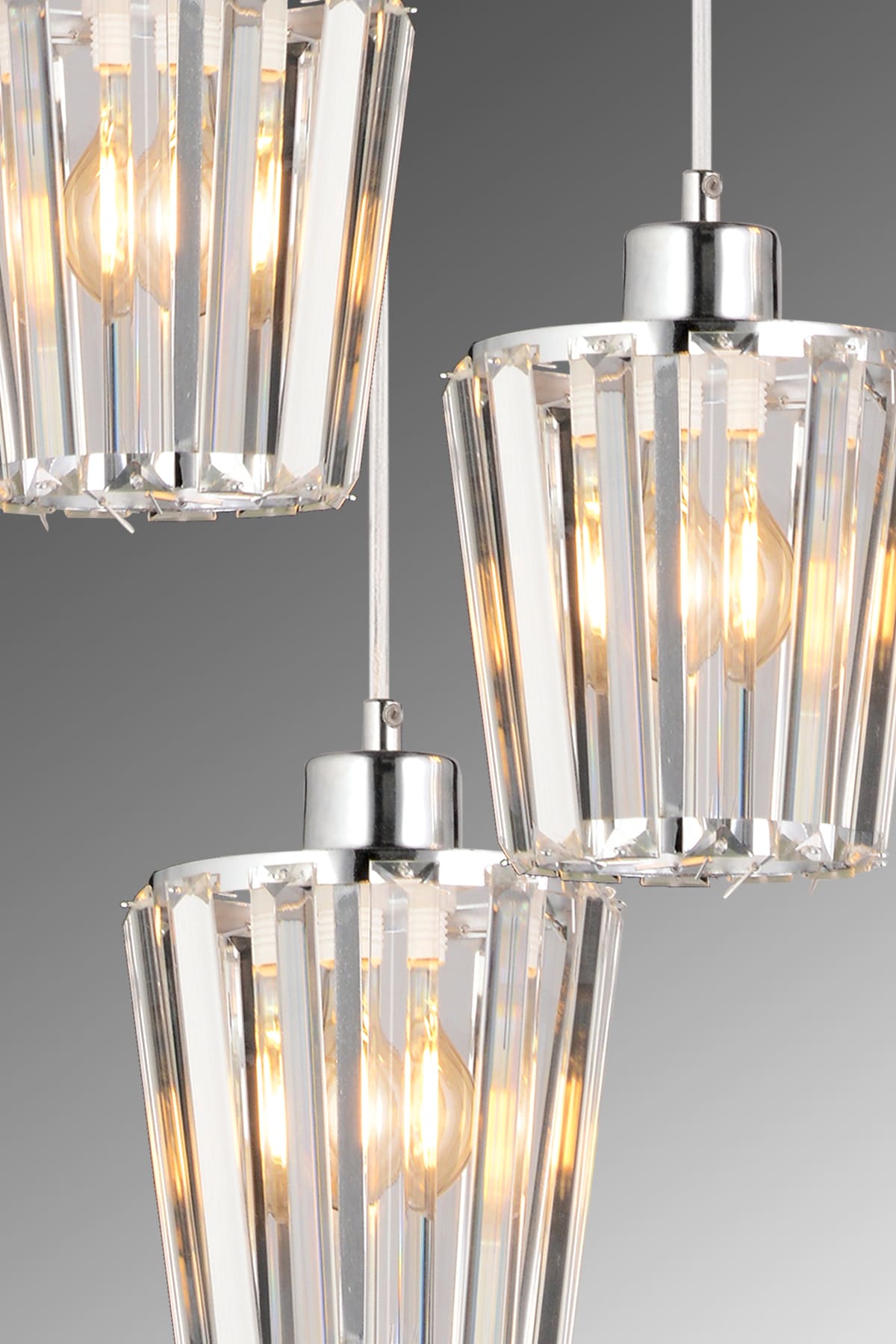 Leyla 3'Lü Sarkıt Avize - Ronisu Aydınlatma