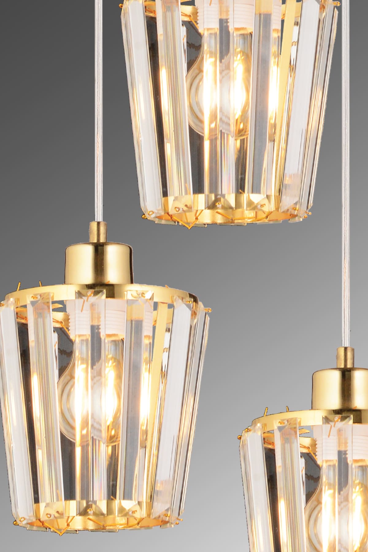 Leyla 3'Lü Sarkıt Avize - Ronisu Aydınlatma