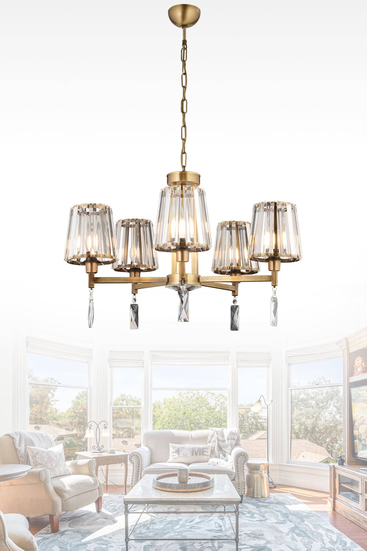 Leyla 5'Li Avize - Ronisu Aydınlatma