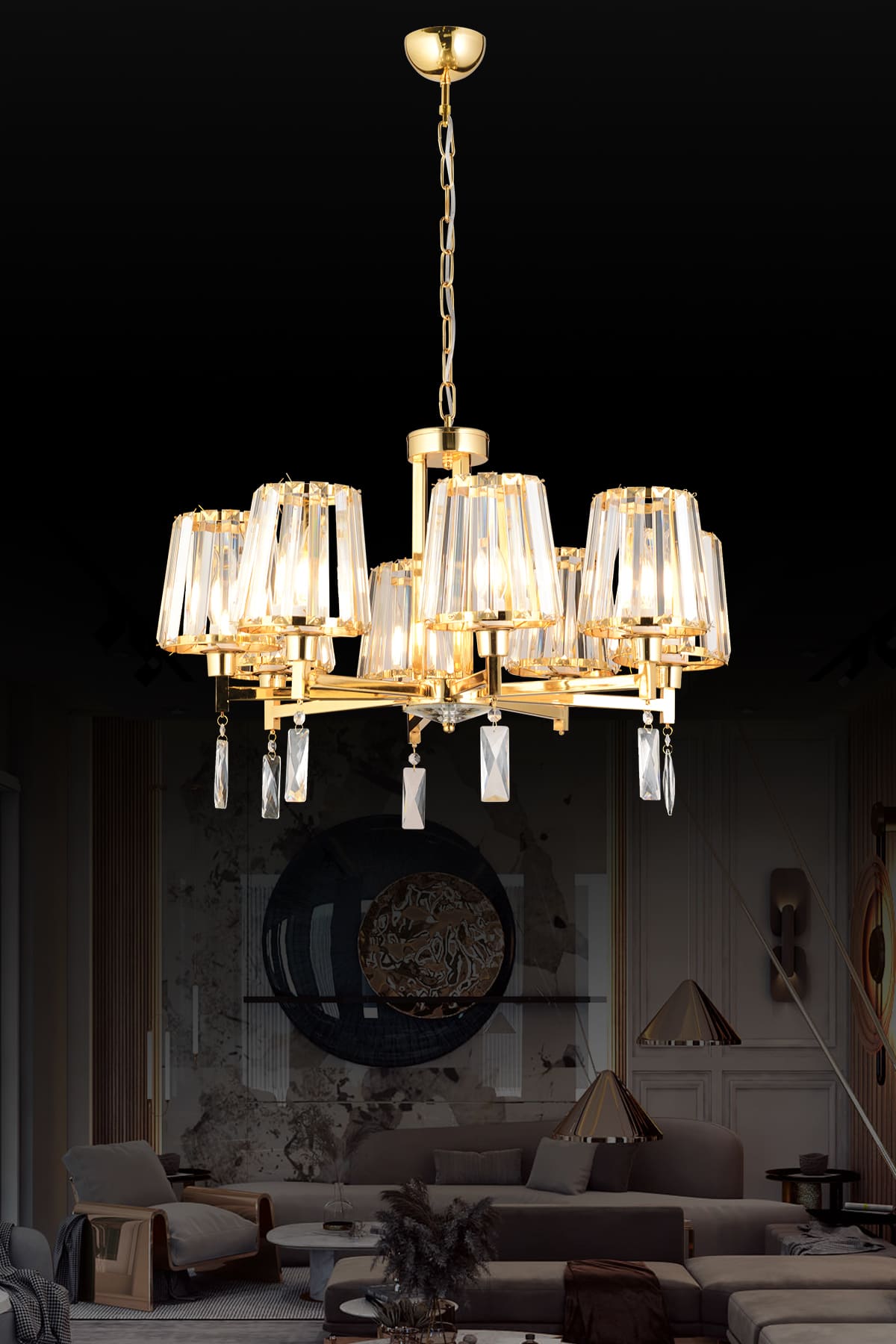 Leyla 8'Li Avize - Ronisu Aydınlatma