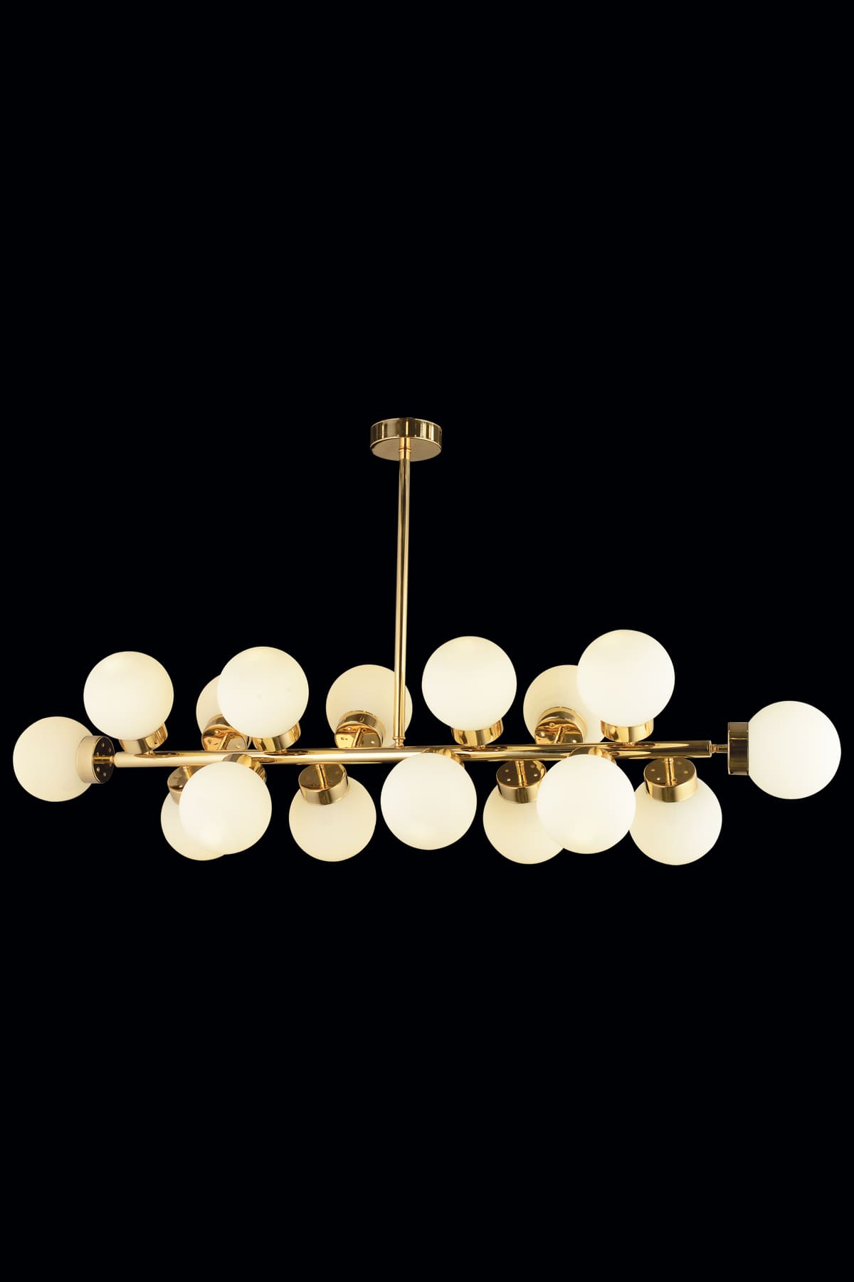 Loft 16'Lı Camlı Avize - Ronisu Aydınlatma