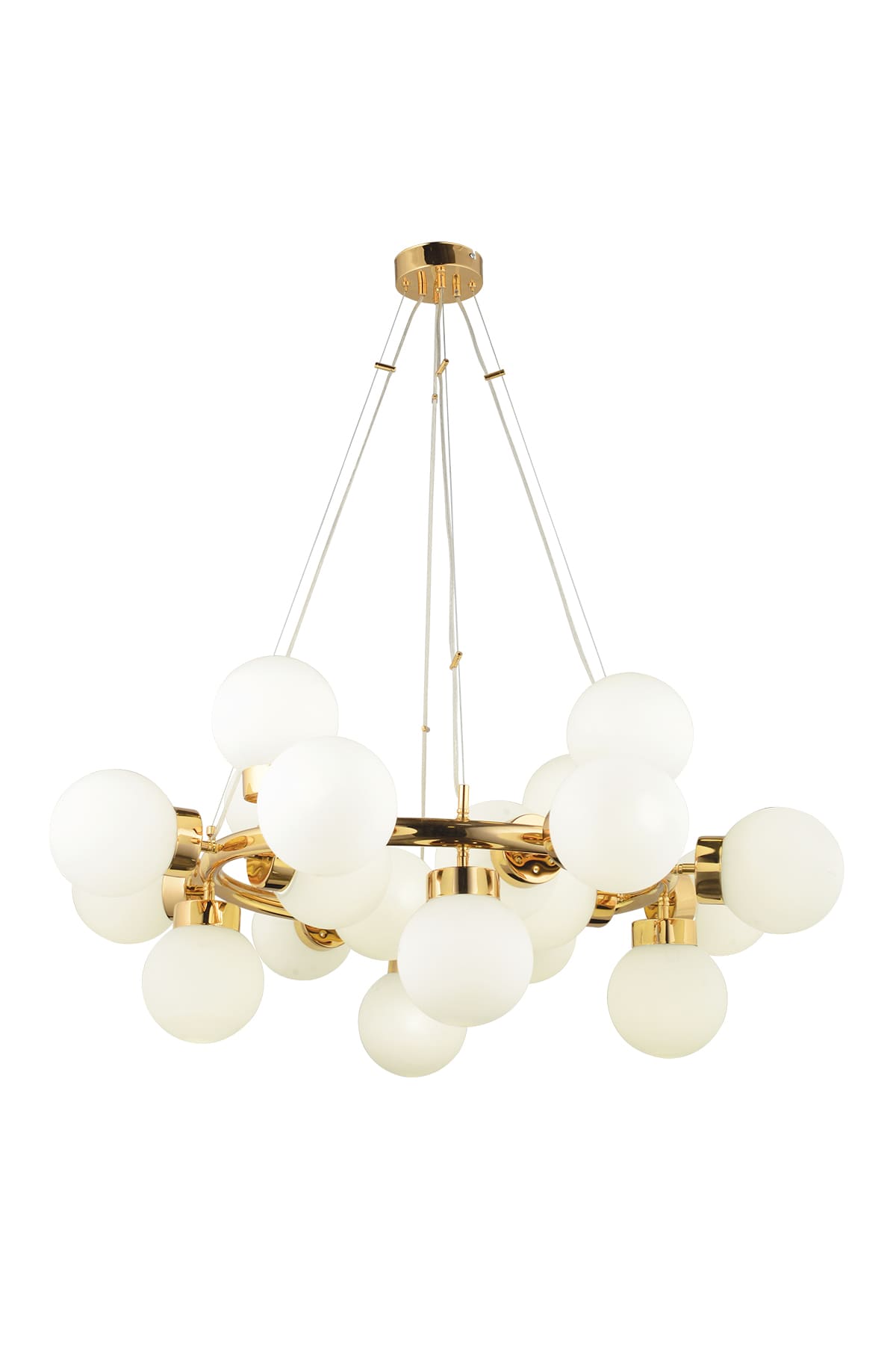 Loft 20'Lik Camlı Avize - Ronisu Aydınlatma